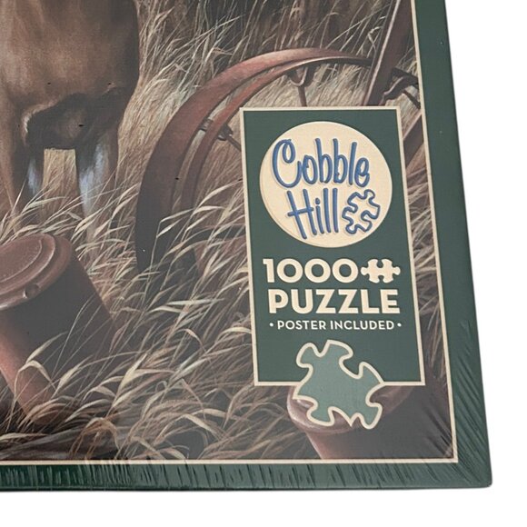 Cobble Hill Rustic Retreat Deer Wildlife 1000 Piece Jigsaw Puzzle New In Box - Picture 9 of 13